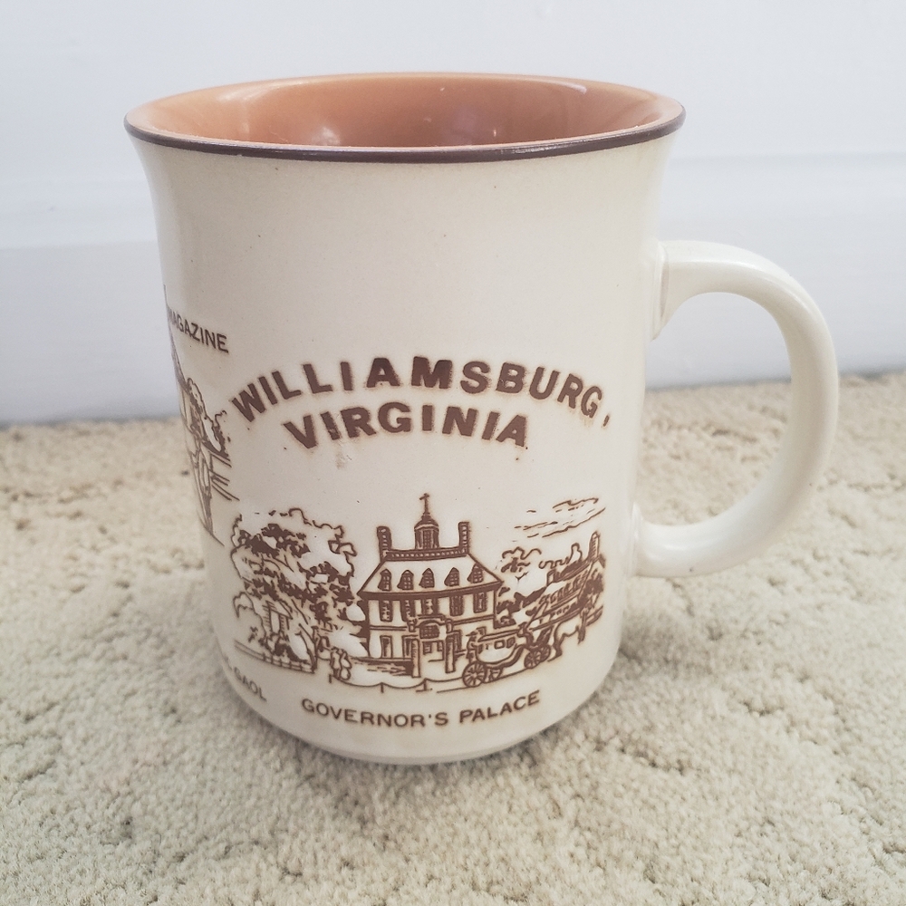 Vintage Williamsburg Virginia Souviner Coffee Mug